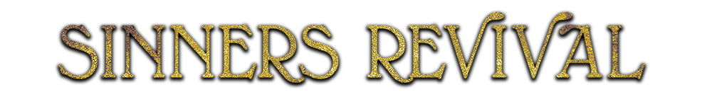 Sinners Revival text logo